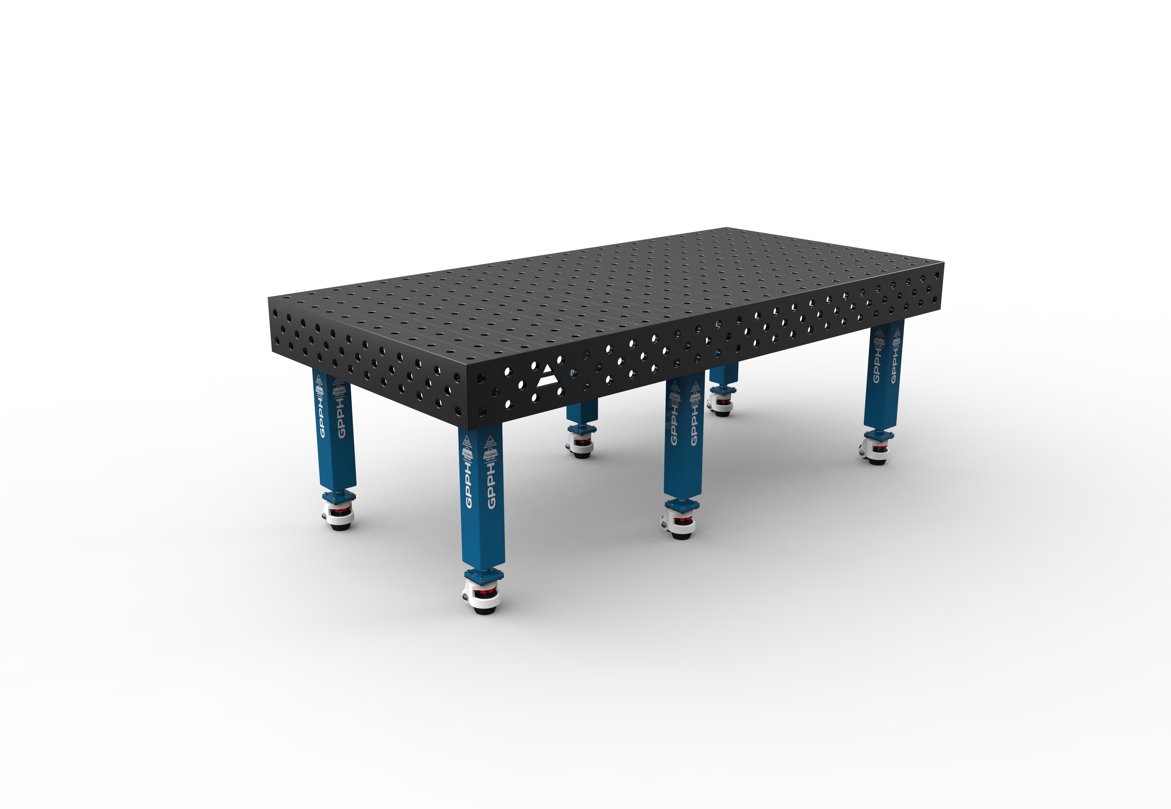 

Svejsebord PRO 2400x1200 grid 100x100 Ø28 - System 28